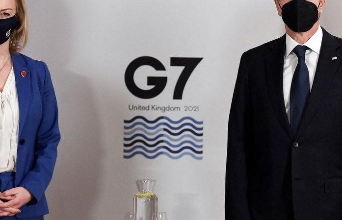 G7-Minister zeigen gemeinsame Front gegen Russland in der Ukraine-Krise